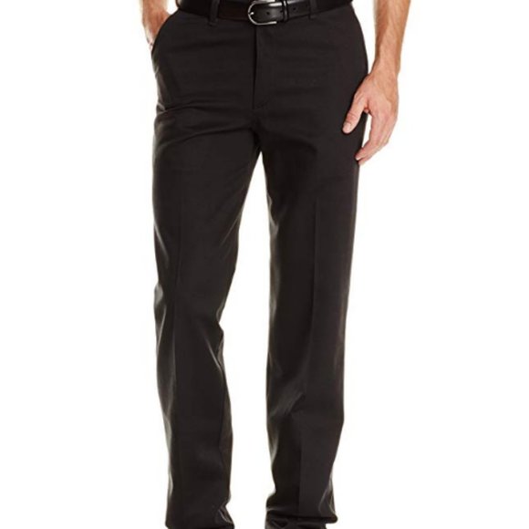 wrangler men's riata flat front relaxed fit casual pant